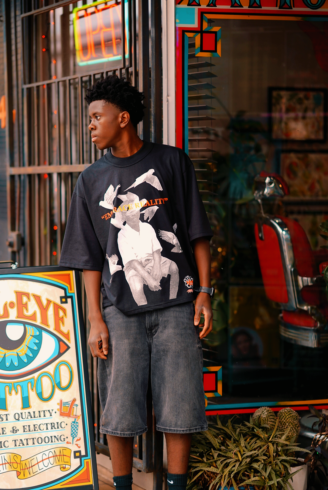 Freedom In Reality Tee (black)